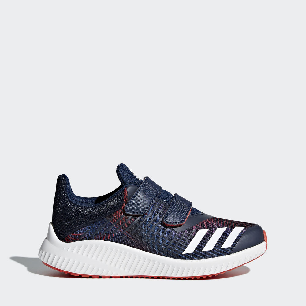 Adidas Fortarun - παπουτσια για τρεξιμο για κοριτσια - Σκουρο Μπλε/Ασπρα/Κοκκινα,Μέγεθος: EU 27 – 39